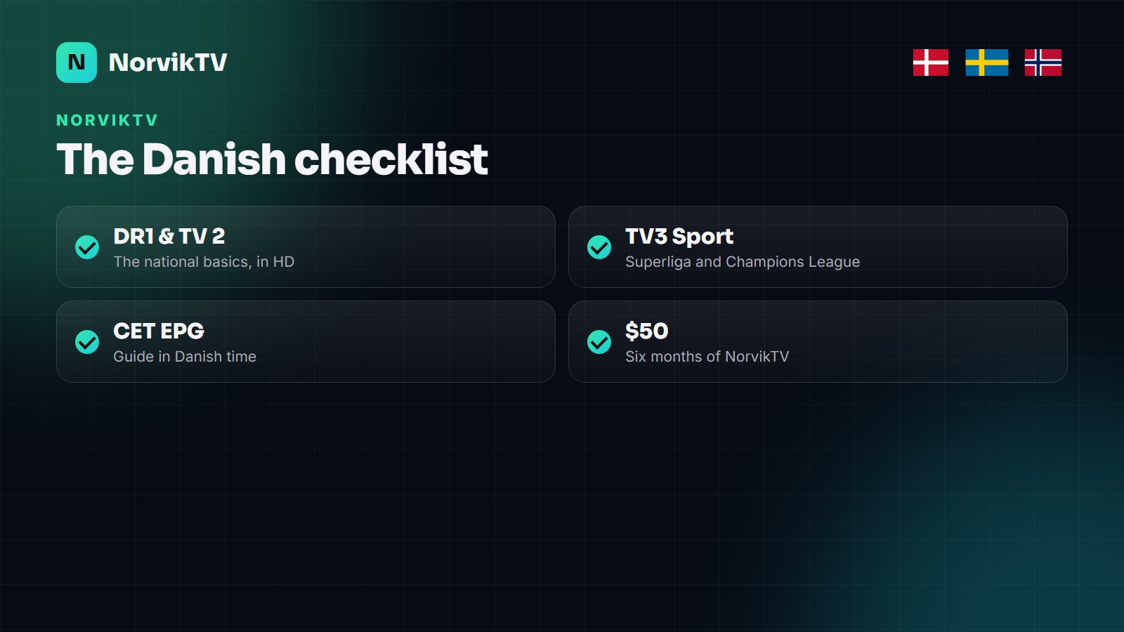 Checklist for choosing an IPTV service in Denmark
